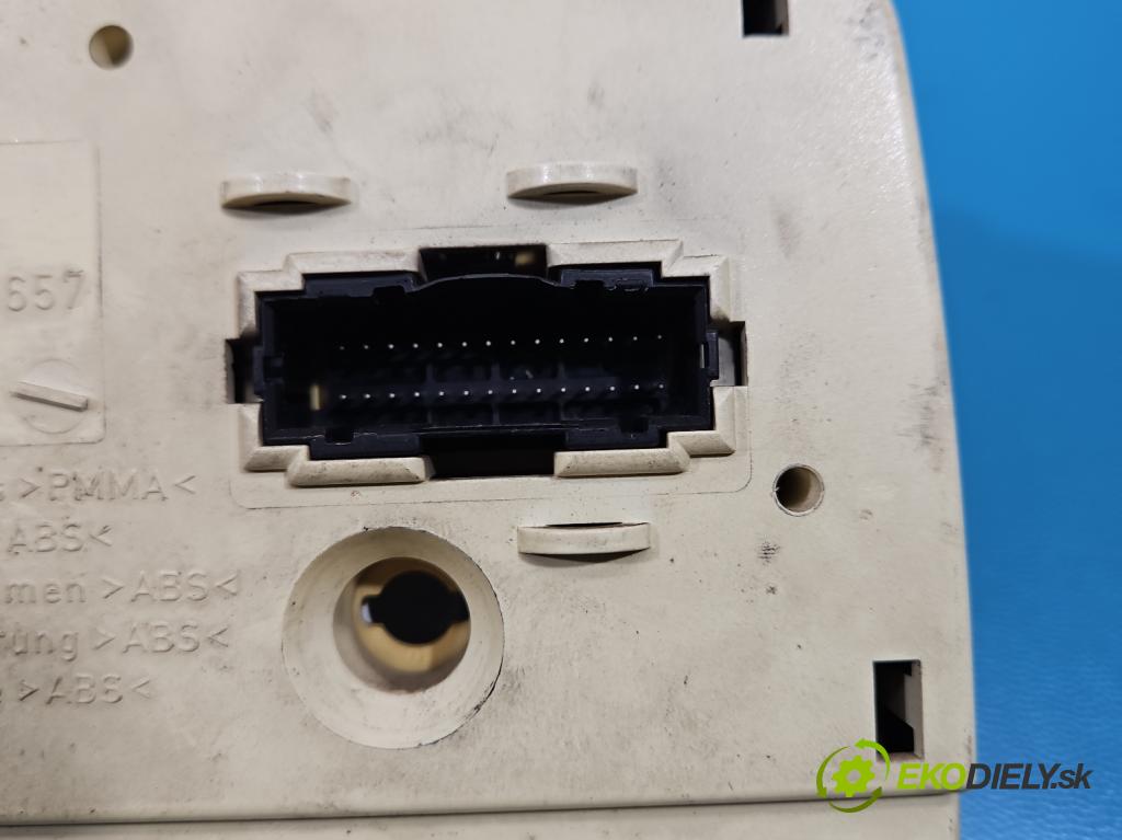 Vw Transporter T4 1990-2003 2.4d 77 HP manual 57 kW 2370 cm3 5- prístrojovka/ budíky 701919033BC (Prístrojová doska)