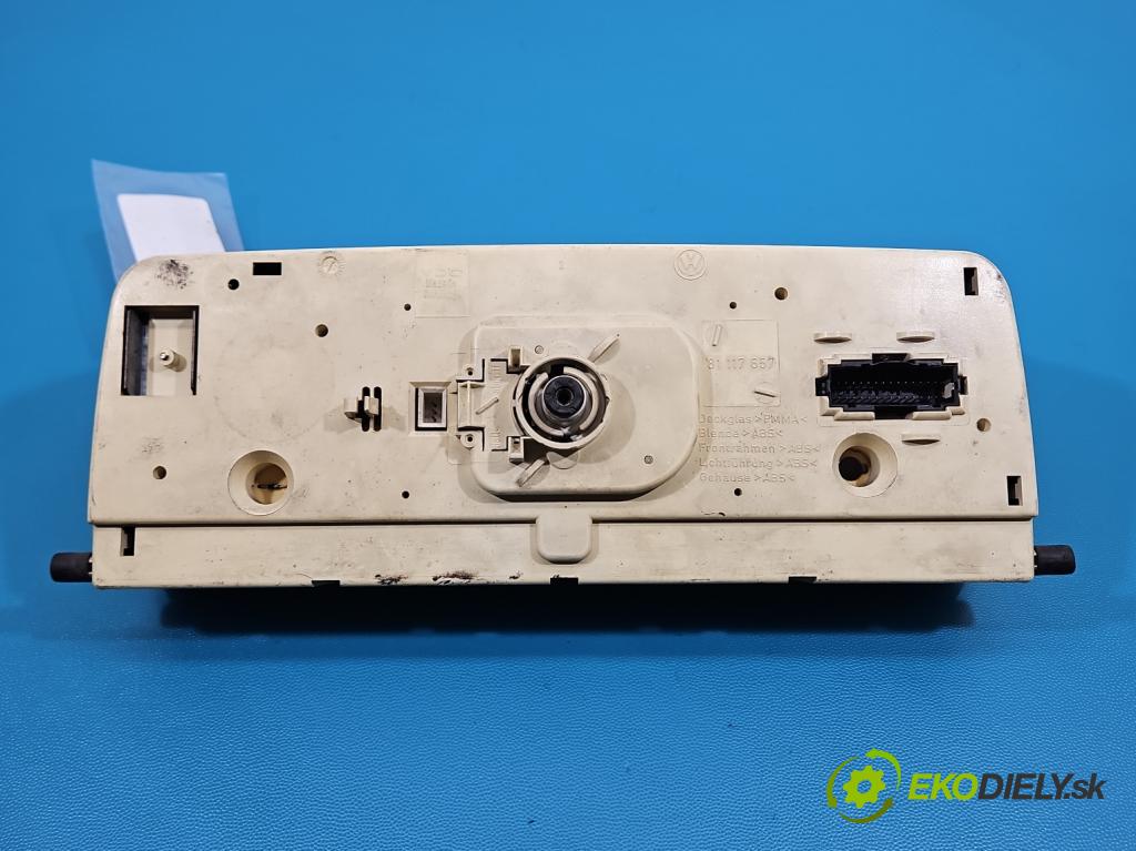 Vw Transporter T4 1990-2003 2.4d 77 HP manual 57 kW 2370 cm3 5- prístrojovka/ budíky 701919033BC (Prístrojová doska)