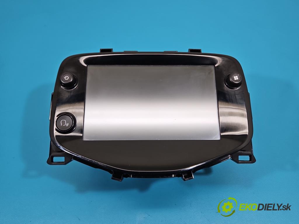 Toyota Aygo II 2014-2022 1.0 vvti 72 HP manual 53 kW 998 cm3 5- Radio originál 86140-YV010