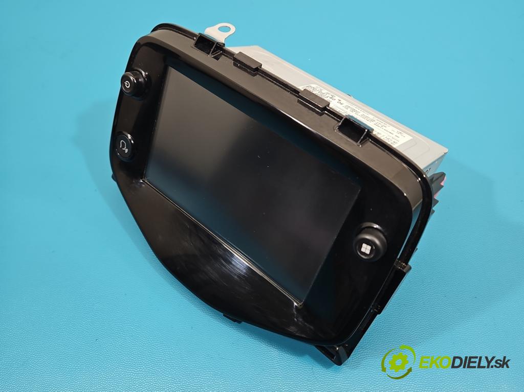 Toyota Aygo II 2014-2022 1.0 vvti 72 HP manual 53 kW 998 cm3 5- Radio originál 86140-YV010