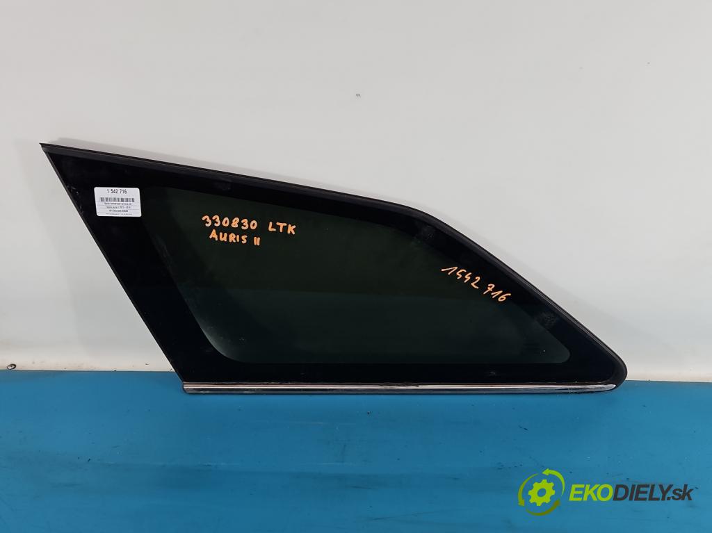 Toyota Auris II 2012-2018 1.8 hybrid 99 HP automatic 73 kW 1798 cm3 5- sklo zadné ľavé 