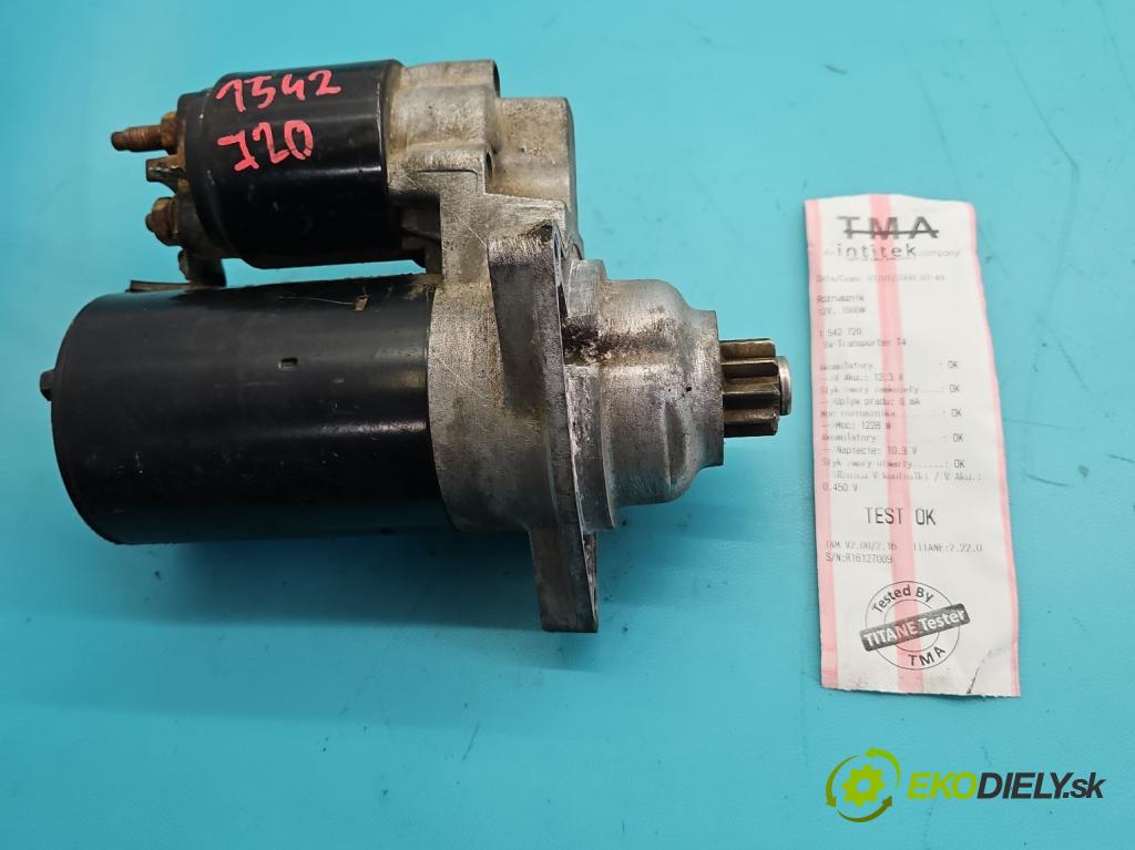 Vw Transporter T4 1990-2003 2.4d 77 HP manual 57 kW 2370 cm3 5- štartér  (Štartér)