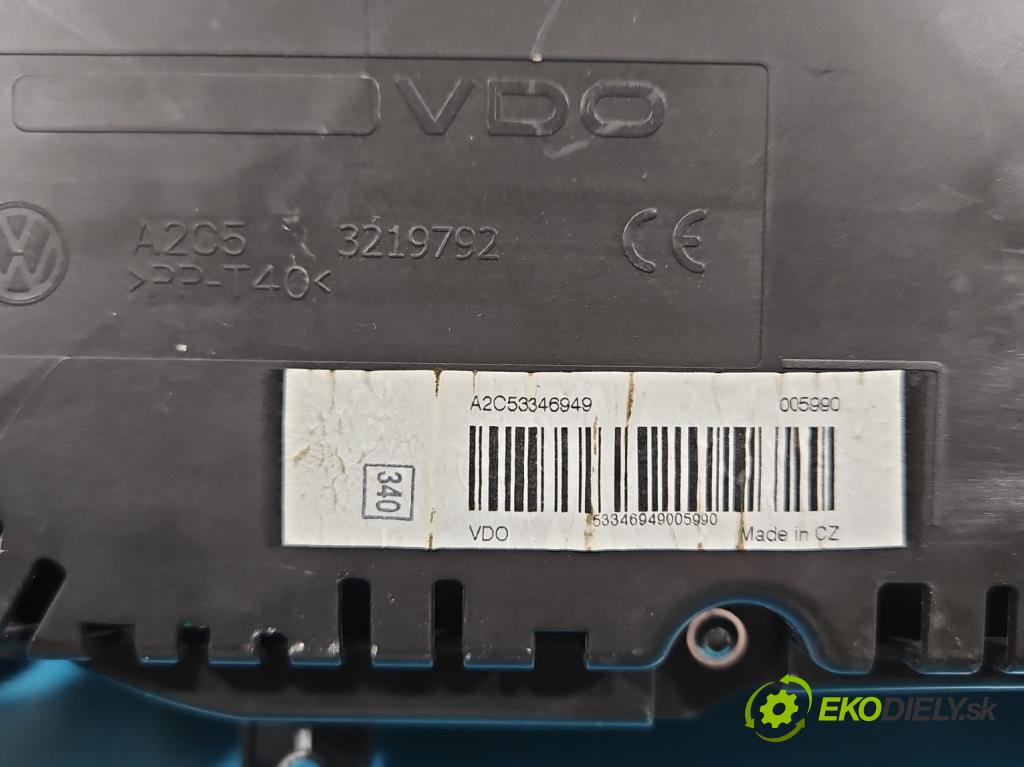 Vw Passat CC 2008-2016 2.0 tdi 170 hp manual 125 kW 1968 cm3 4- Přístrojová deska 3C8920870C (Přístrojová deska)