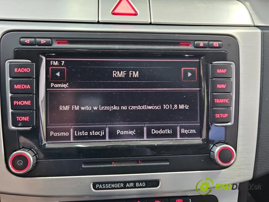 Vw Passat CC 2008-2016 2.0 tdi 170 HP manual 125 kW 1968 cm3 4- Radio originál 1T0035680B