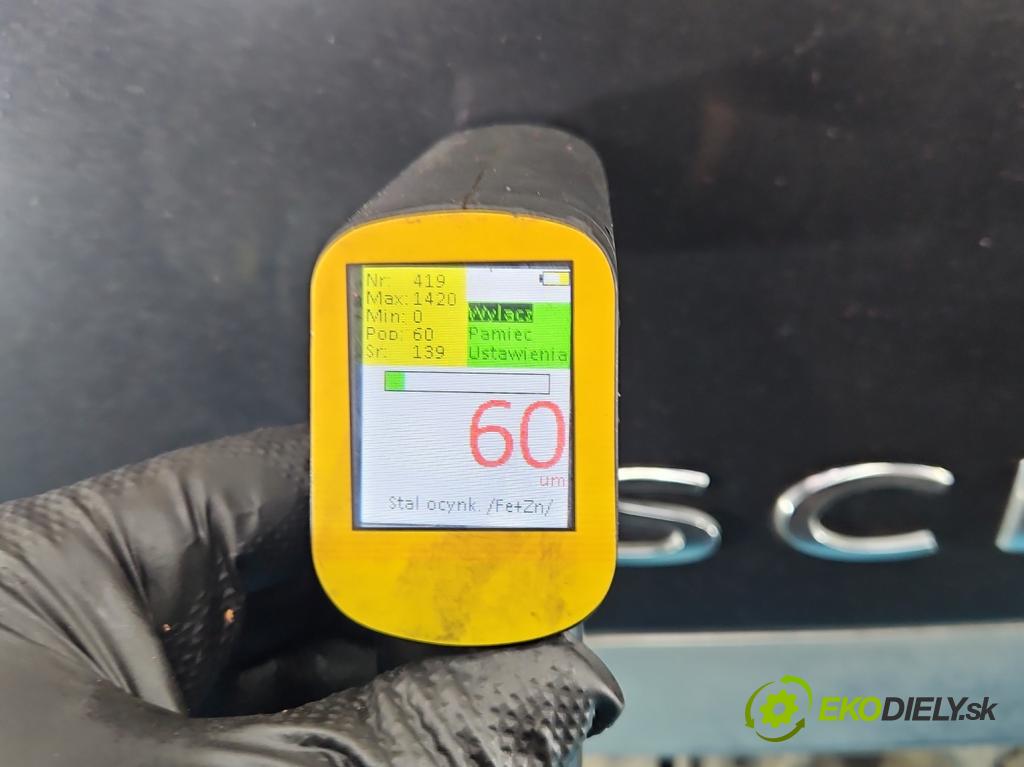 Renault Scenic III 2009-2016 1.9 dci 131 hp manual 96 kW 1870 cm3 5- zadní kufrové dveře  (Zadní kapota (kufr))