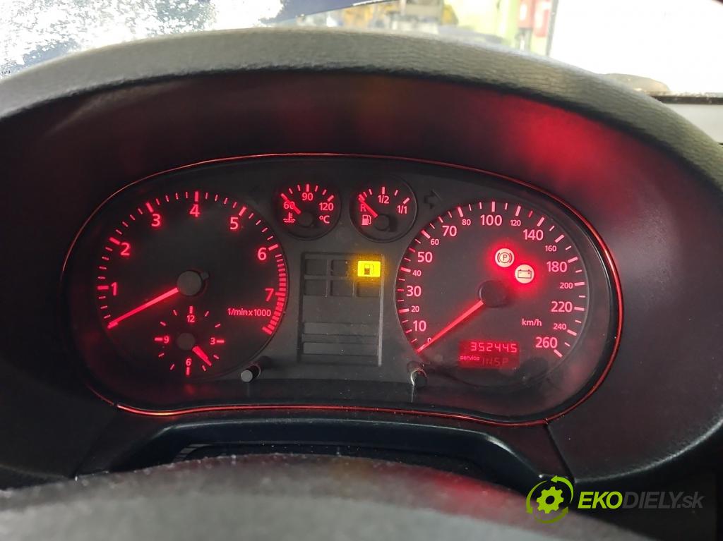 Audi A3 8L 1996-2003 1.6 SR 101 HP manual 74 kW 1595 cm3 3- prístrojovka/ budíky 8L0919860E (Prístrojová doska)