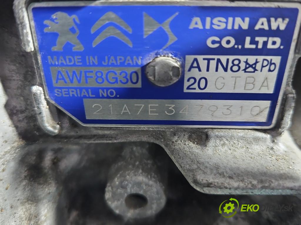 Peugeot 2008 II 2019- 1.2 12V 131 hp automatic 96 kW 1199 cm3 5- převodovka stupňová automat 20GTBA
