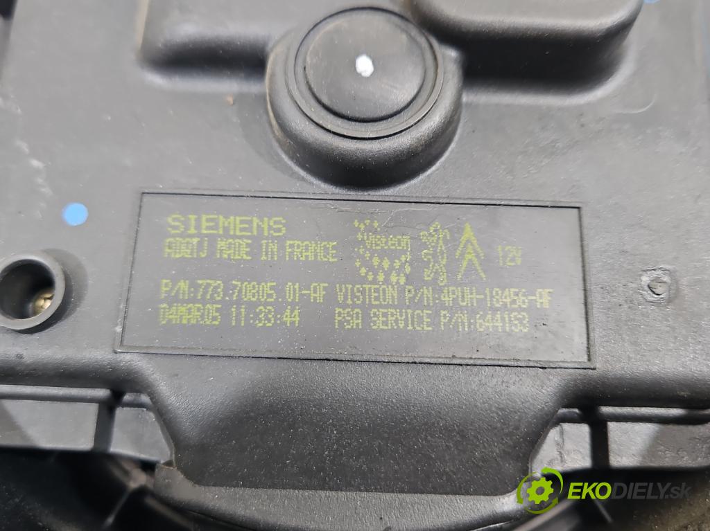 Peugeot 407 2.0 hdi 136 HP manual 100 kW 1997 cm3 4- ventilátor vzduchu 4PUH-1845-AF