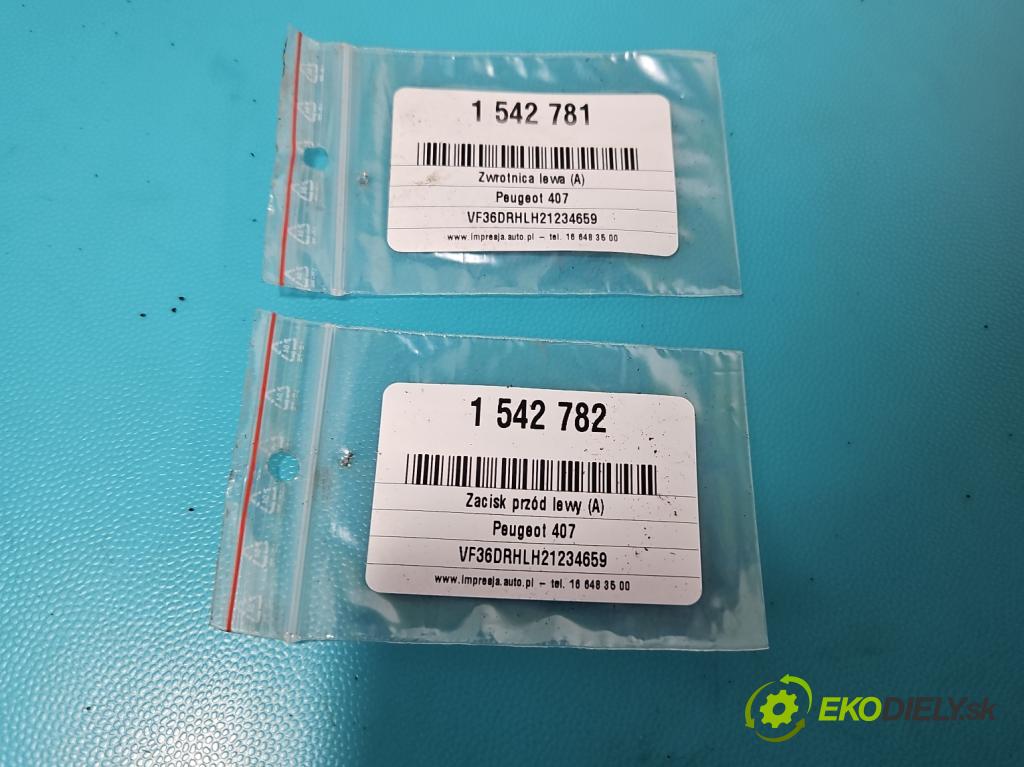 Peugeot 407 2.0 hdi 136hp manual 100 kW 1997 cm3 4- náboj levé  (Náboj kola)