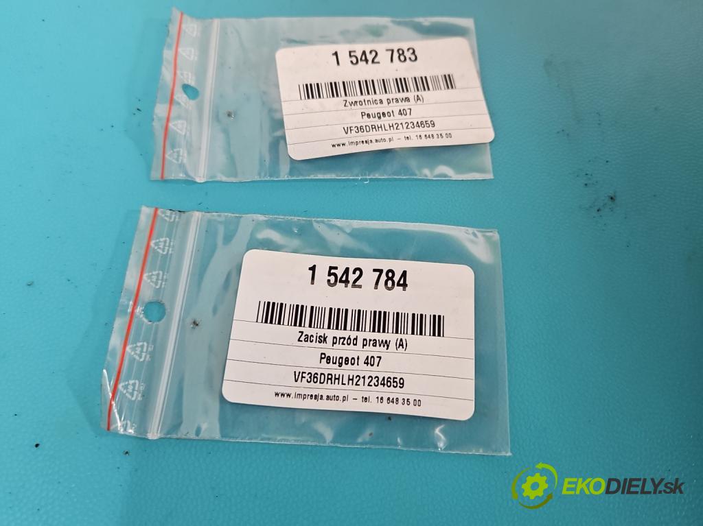 Peugeot 407 2.0 hdi 136hp manual 100 kW 1997 cm3 4- náboj pravé  (Náboj kola)