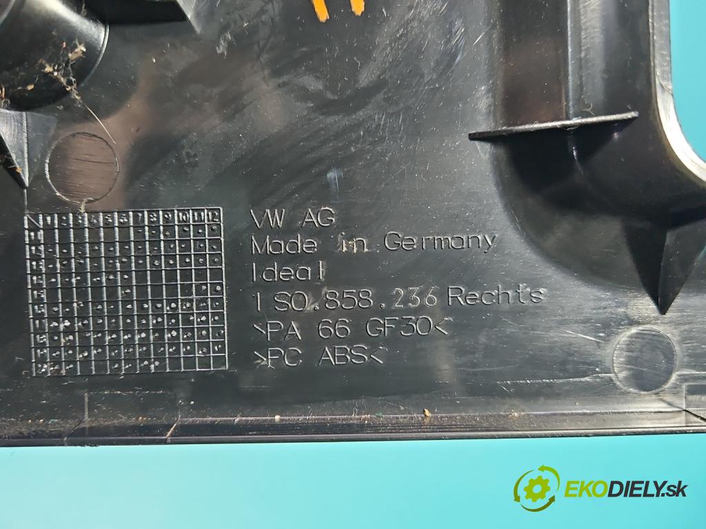 Vw Up! 1.0 MPI 60 HP manual 44 kW 999 cm3 3- kryt plast 1S0858236