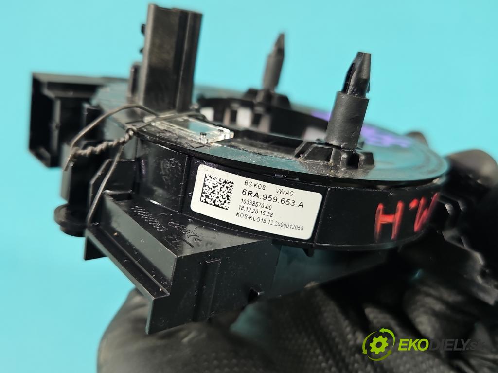 Vw Up 1.0 MPI 60 HP manual 44 kW 999 cm3 3- Páska: airbag 6RA959653A (Airbag)