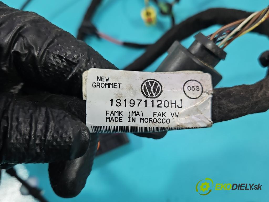 Vw Up 1.0 MPI 60 HP manual 44 kW 999 cm3 3- Zväzok: dvere predné vľavo: 1S1971120HJ