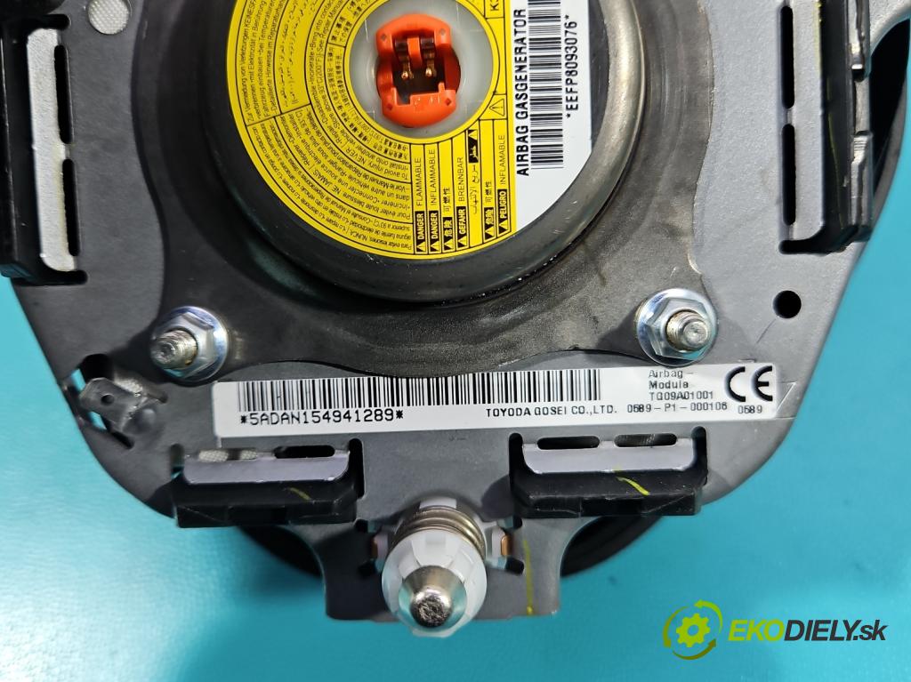 Toyota Aygo II 2014-2022 1.0 vvti 72 HP manual 53 kW 998 cm3 5- airbag vzduch: Řidiči: 0589-P1-000106 (Airbag)