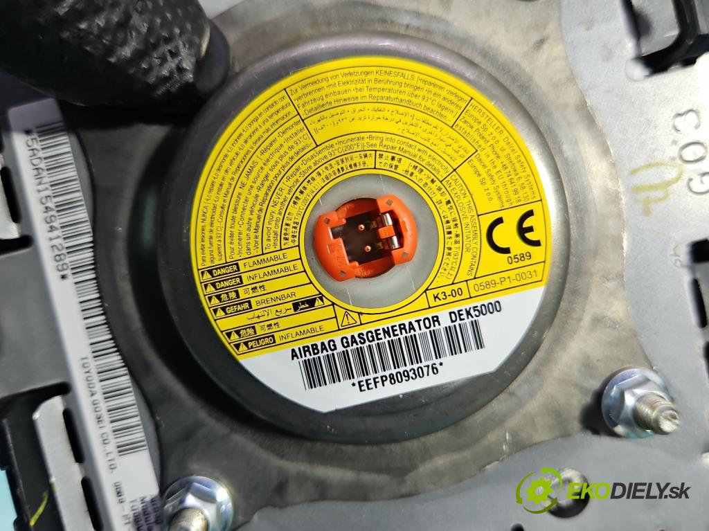 Toyota Aygo II 2014-2022 1.0 vvti 72 HP manual 53 kW 998 cm3 5- airbag vzduch: Řidiči: 0589-P1-000106 (Airbag)