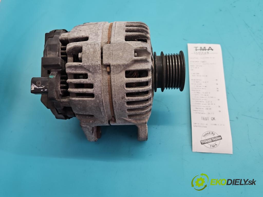 Seat Ibiza III 6L 2002-2008 1.4 16V 75 HP manual 55 kW 1390 cm3 5- Alternator 037903025M (Alternátor)