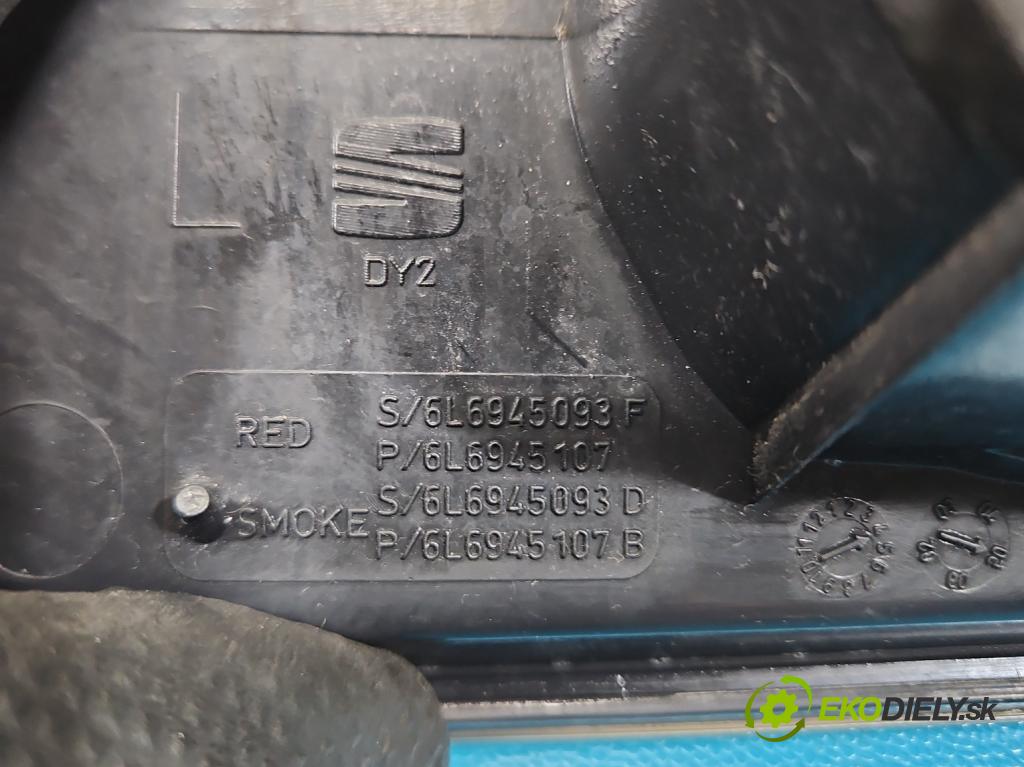 Seat Ibiza III 6L 2002-2008 1.4 16V 75 HP manual 55 kW 1390 cm3 5- svetlo / reflektor zadné ľavé 6L6945093F (Kľučka dverí ostatné)