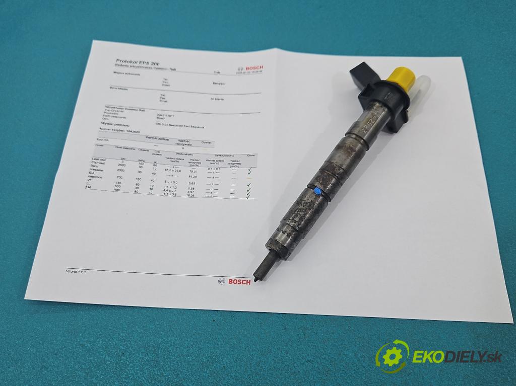 Bmw X6 E71 2007–2014 3.0d 306KM automatic 225 kW 2993 cm3 5- vstrek 0445117017 (Vstrekovač paliva)