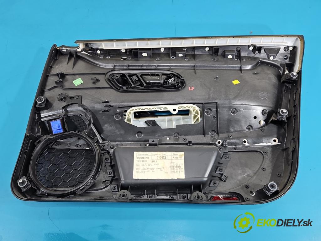 Vw Passat CC 2008-2016 2.0 tdi 170 HP manual 125 kW 1968 cm3 4- Čalounictví: dvere predné ľavé