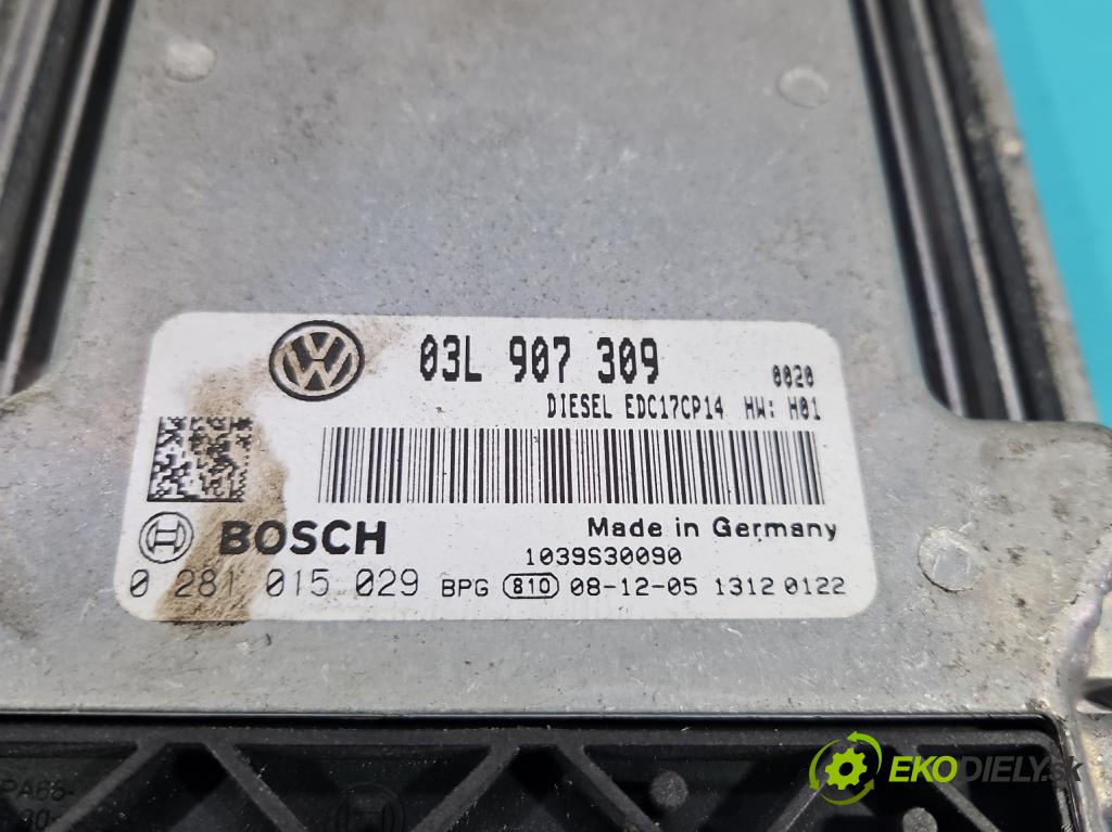Vw Passat CC 2008-2016 2.0 tdi 170 HP manual 125 kW 1968 cm3 4- riadiaca jednotka motora 03L907309