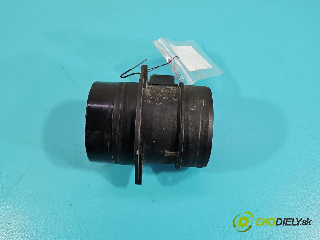 Vw Passat CC 2008-2016 2.0 tdi 170 HP manual 125 kW 1968 cm3 4- průtokoměr: 0281002735 (Váha vzduchu)