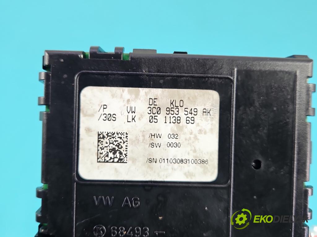 Vw Passat CC 2008-2016 2.0 tdi 170 HP manual 125 kW 1968 cm3 4- snímač uhla otočenie: 3C0953549AK