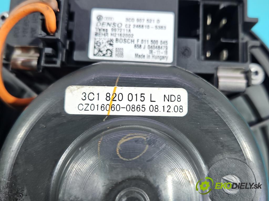 Vw Passat CC 2008-2016 2.0 tdi 170 HP manual 125 kW 1968 cm3 4- ventilátor vzduchu 3C1820015L