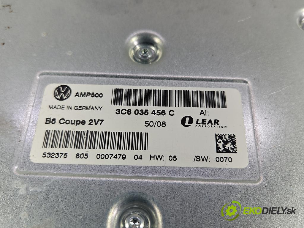 Vw Passat CC 2008-2016 2.0 tdi 170 HP manual 125 kW 1968 cm3 4- Zesilovač: 3C8035456C (Zosilňovač)