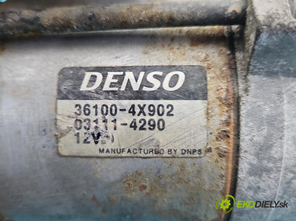 Kia Carnival II 2005-2014 2.9 crdi 185 HP manual 136 kW 2902 cm3 5- štartér 36100-4X902 (Štartér)