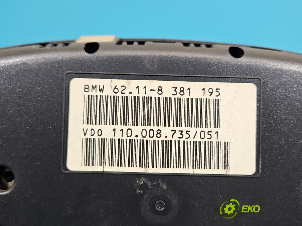 Bmw 5 E39 1996-2003 2.0 R6 150 HP manual 110 kW 1991 cm3 4- prístrojovka/ budíky 8381195 (Prístrojová doska)