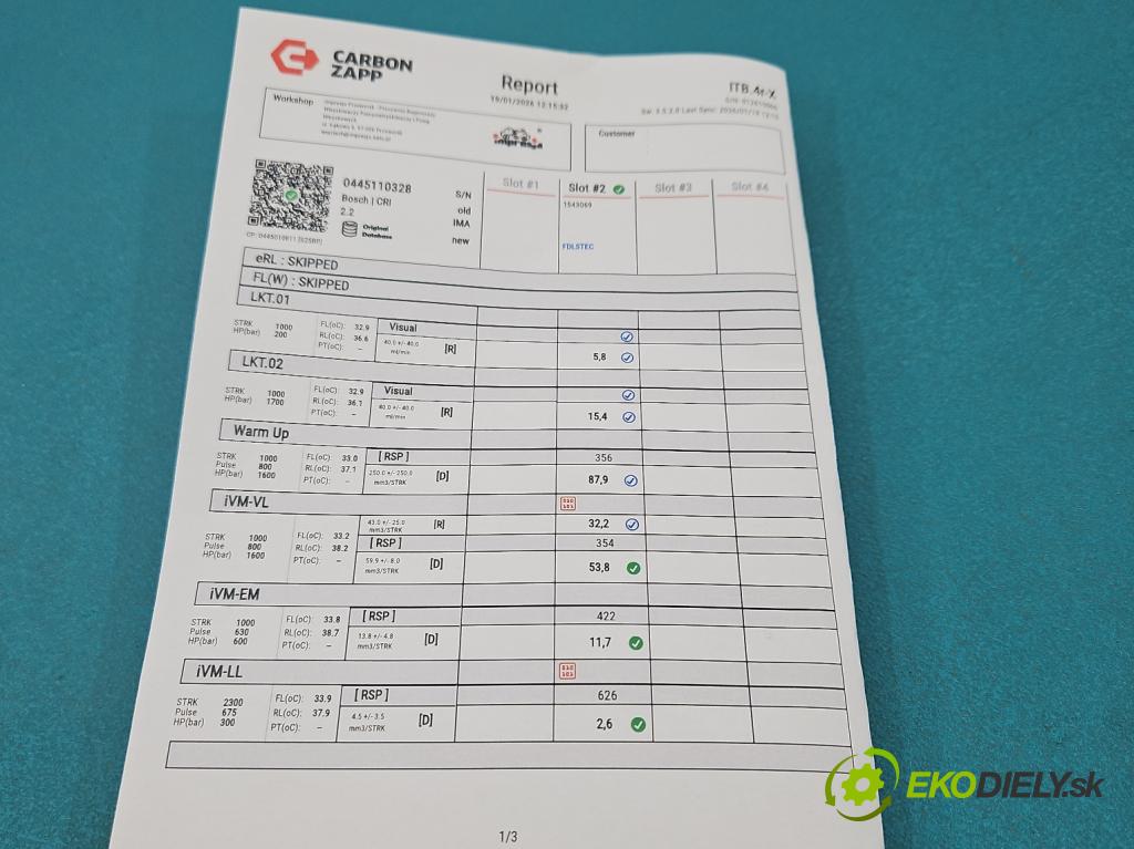 Renault Scenic III 2009-2016 1.9 dci 131 HP manual 96 kW 1870 cm3 5- vstrek 0445110327 (Vstrekovač paliva)