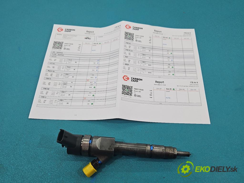 Renault Scenic III 2009-2016 1.9 dci 131 HP manual 96 kW 1870 cm3 5- vstrek 0445110327 (Vstrekovač paliva)