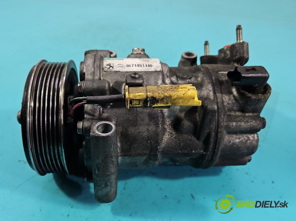 Citroen DS4 11-15 2.0 hdi 163 HP manual 120 kW 1997 cm3 5- Kompresor: klimatizácie 9671451180 (Kompresor klimatizácie)