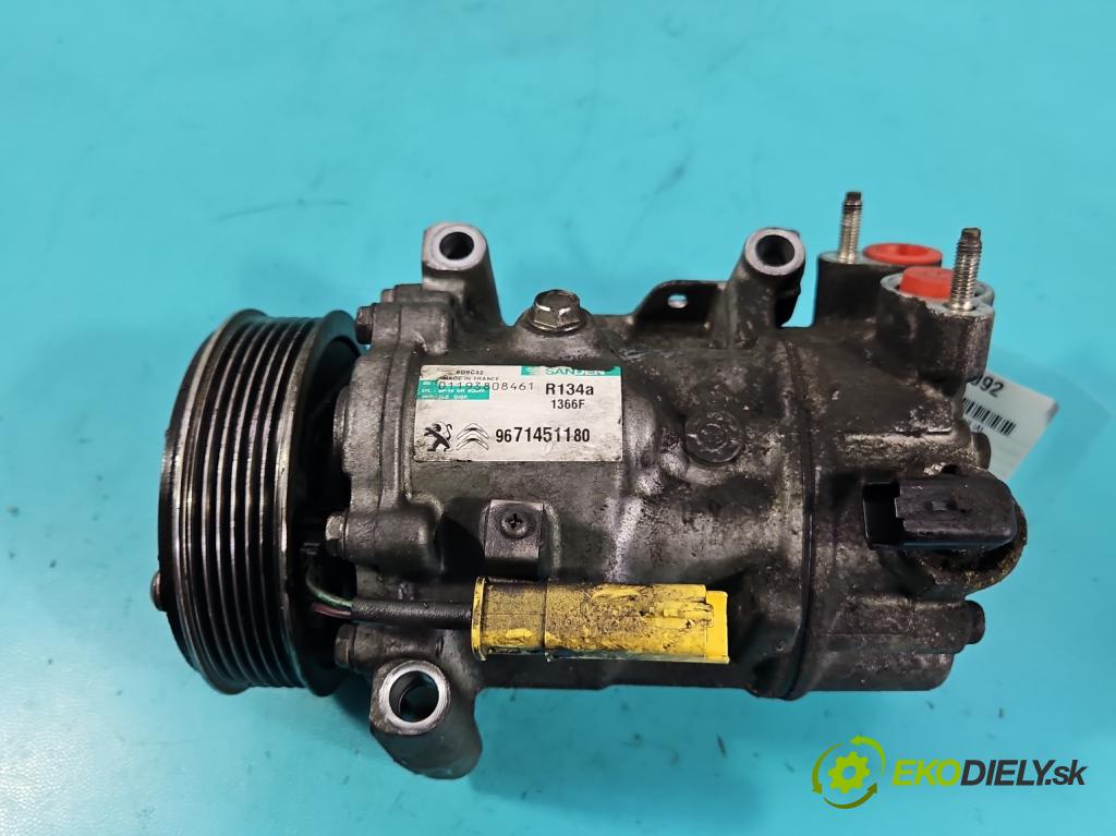 Citroen DS4 11-15 2.0 hdi 163 HP manual 120 kW 1997 cm3 5- Kompresor: klimatizácie 9671451180 (Kompresor klimatizácie)
