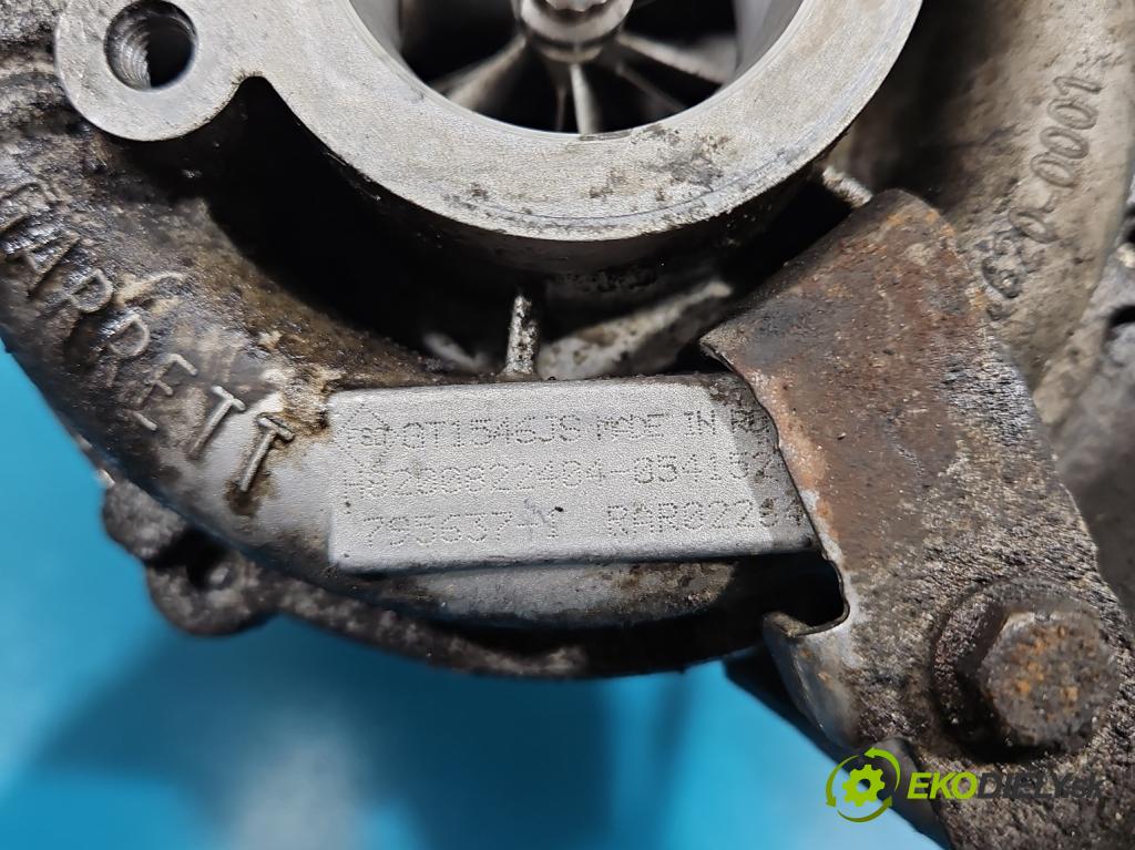 Renault Trafic II 2001-2014 2.0 dci 114 HP manual 84 kW 1995 cm3 5- turbodúchadlo, turbo 795637-1 (Turbodúchadlo (kompletné))