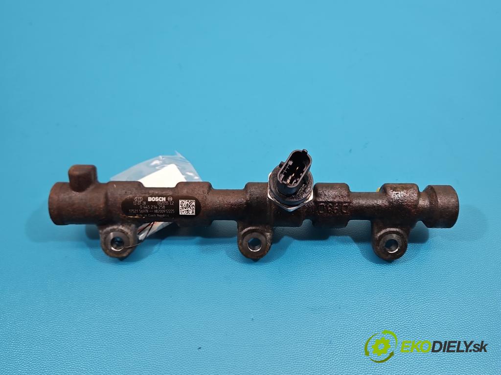 Renault Trafic II 2001-2014 2.0 dci 114 HP manual 84 kW 1995 cm3 5- lišta vstrekovacia 0445214258 (Vstrekovacia lišta)