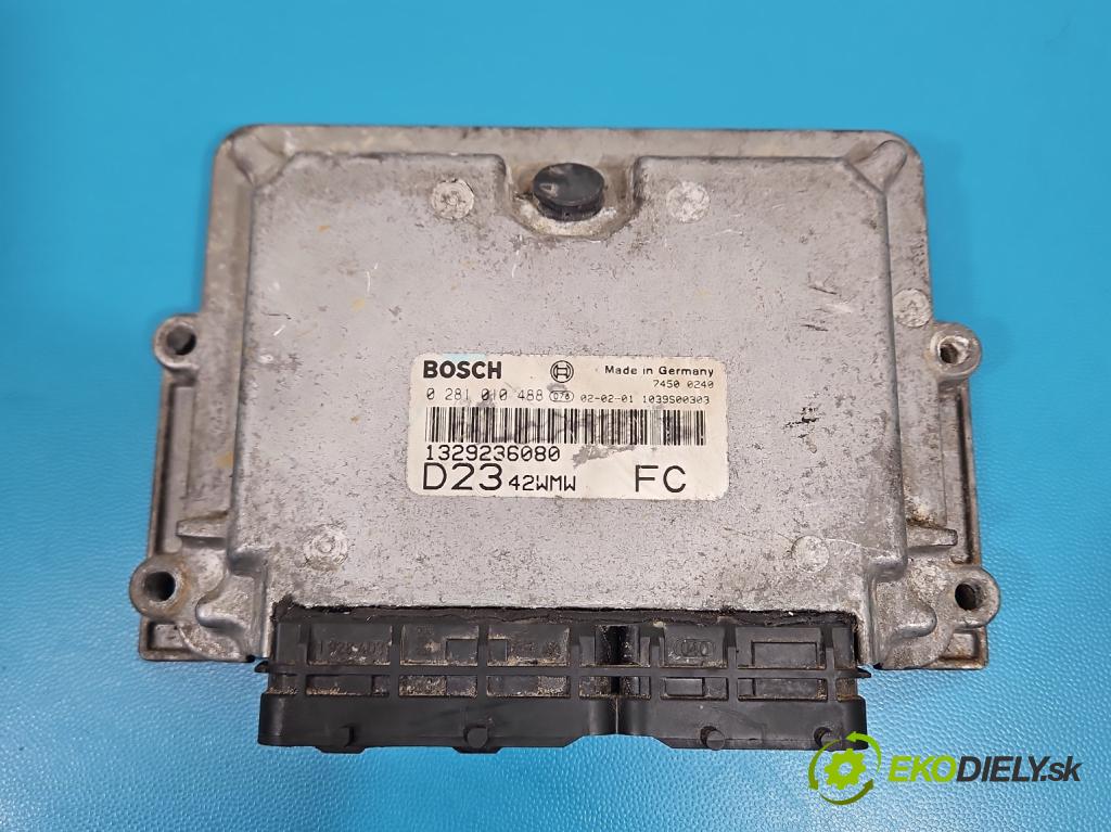 Citroen Jumper II 2006-2014 2.2 hdi 120 HP manual 88 kW 2198 cm3 5- riadiaca jednotka motora 0281010488