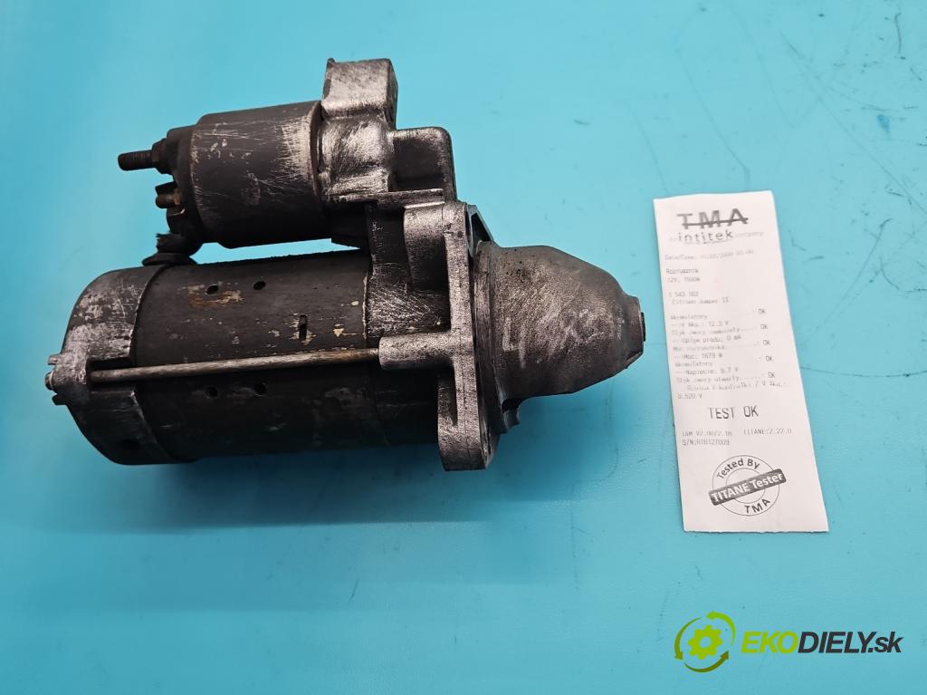 Citroen Jumper II 2006-2014 2.2 hdi 120 HP manual 88 kW 2198 cm3 5- štartér  (Štartér)