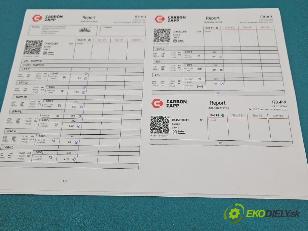 Citroen Jumper II 2006-2014 2.2 hdi 120 HP manual 88 kW 2198 cm3 5- vstrek 0445120011 (Vstrekovač paliva)