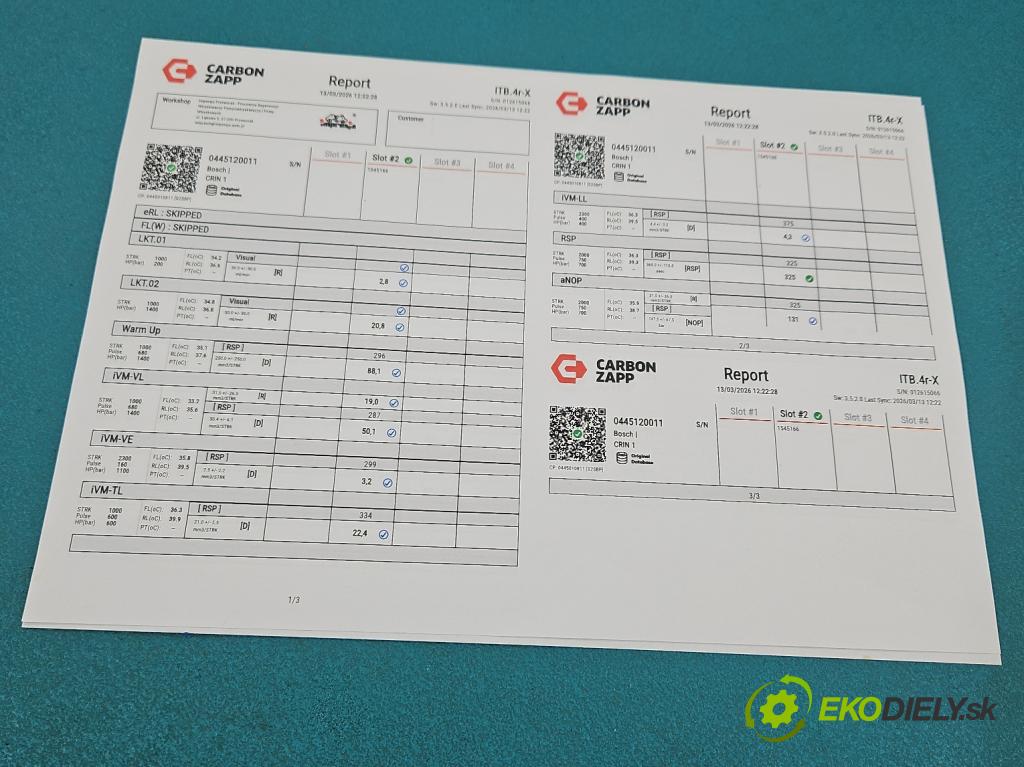 Citroen Jumper II 2006-2014 2.2 hdi 120 HP manual 88 kW 2198 cm3 5- vstrek 0445120011 (Vstrekovač paliva)