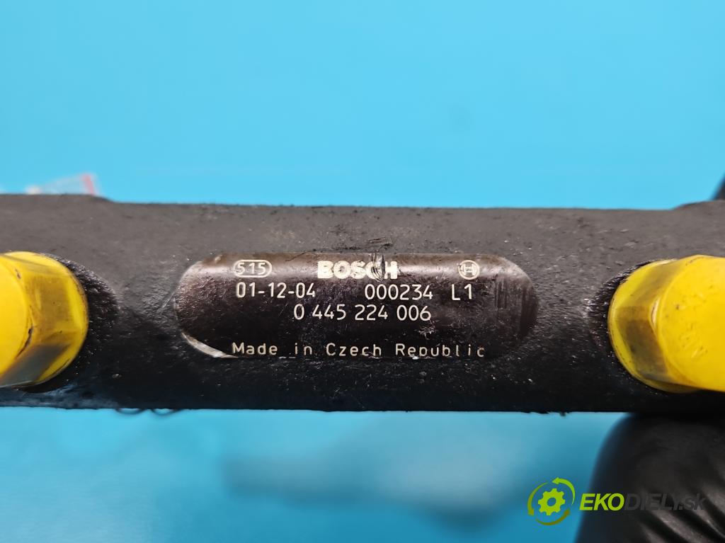 Citroen Jumper II 2006-2014 2.2 hdi 120 HP manual 88 kW 2198 cm3 5- lišta vstrekovacia 0445224006 (Vstrekovacia lišta)