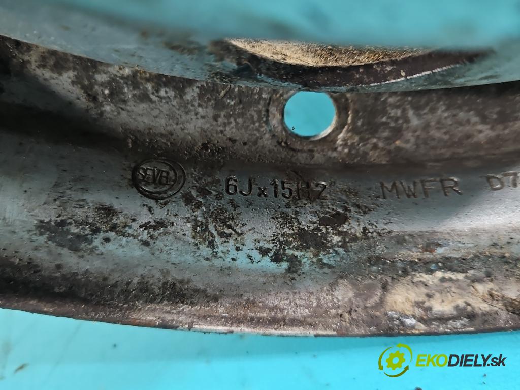 Citroen Jumper II 2006-2014 2.2 hdi 120 hp manual 88 kW 2198 cm3 5- Felga ocelový 15"