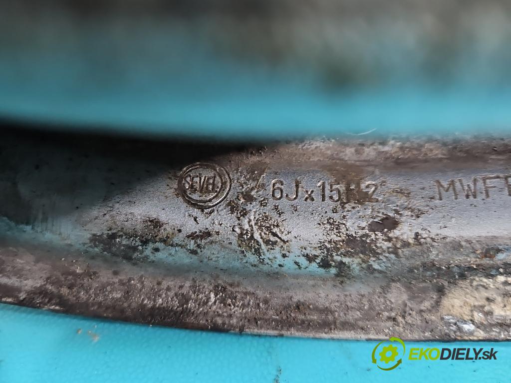 Citroen Jumper II 2006-2014 2.2 hdi 120 hp manual 88 kW 2198 cm3 5- Felga ocelový 15"