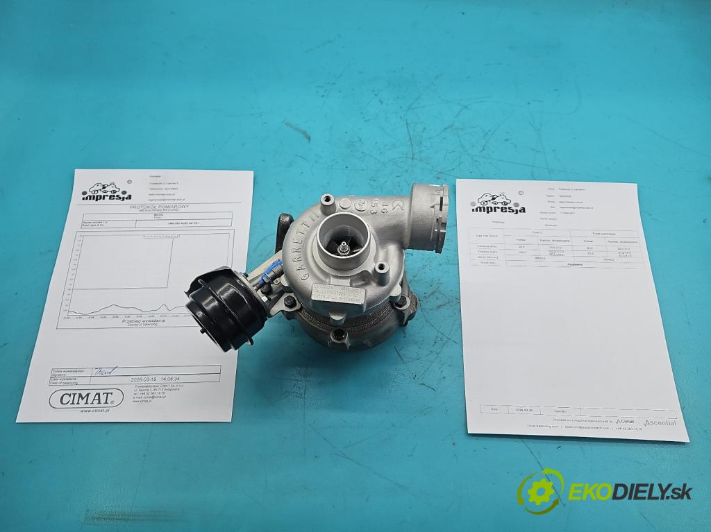 Audi A6 C5 1997-2004 1.9 tdi 110 hp manual 81 kW 1896 cm3 4- Turbodmychadlo repasováno 717858-7