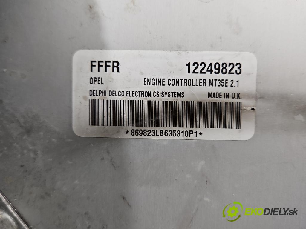 Opel Meriva A 2002-2010 1.6 16V 105 HP manual 77 kW 1598 cm3 5- riadiaca jednotka motora 12249823