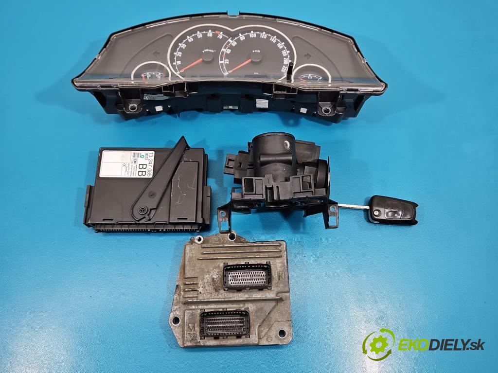 Opel Meriva A 2002-2010 1.6 16V 105 HP manual 77 kW 1598 cm3 5- riadiaca jednotka motora 12249823