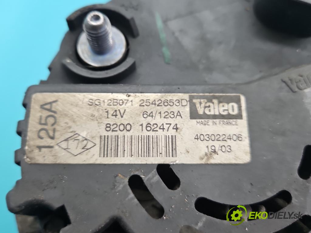 Mitsubishi Space star 1.9 dci 102 HP manual 75 kW 1870 cm3 5- Alternator 8200162474 (Alternátor)