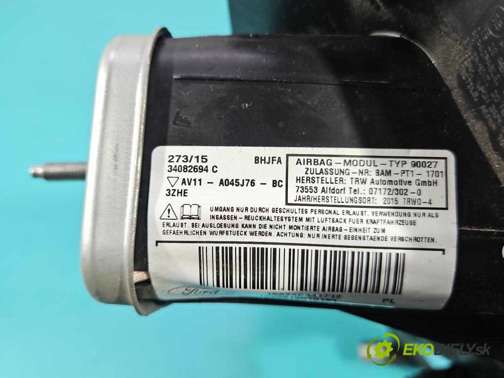 Ford B-Max  1.0 T 101 hp manual 74 kW 998 cm3 5- Polštář: vzduch: AV11-A045J76-BC