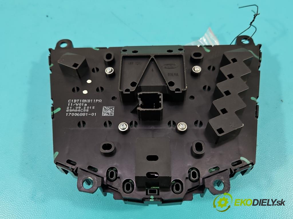Ford B-Max  1.0 T 101 HP manual 74 kW 998 cm3 5- prepínač rádio: navigácie C1BT18K811PA