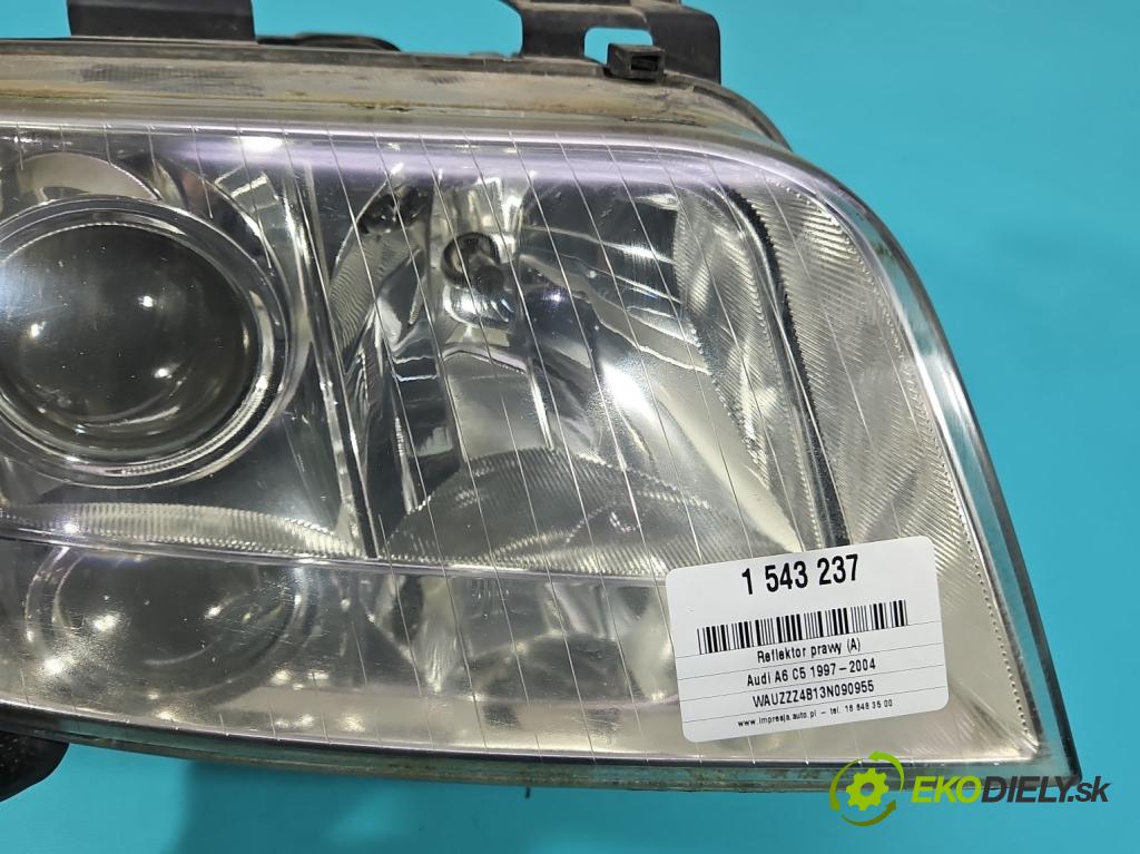 Audi A6 C5 1997-2004 1.9 tdi 131 HP manual 96 kW 1896 cm3 5- Reflektor: pravý  (Svetlo predné pravé)